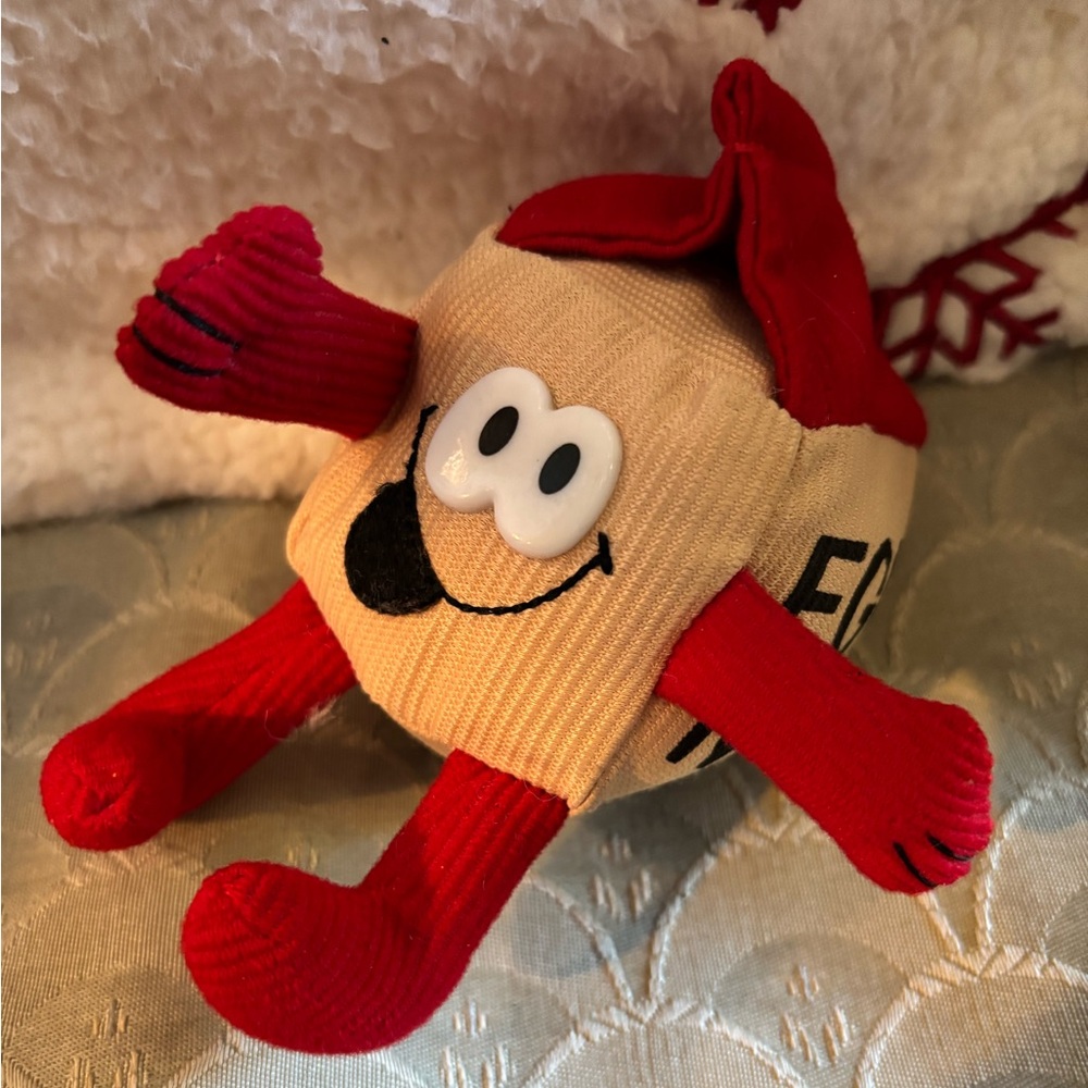 Vintage Dan Dee Egg Nog Cartons Beanbag Plush For Christmas merry Beans